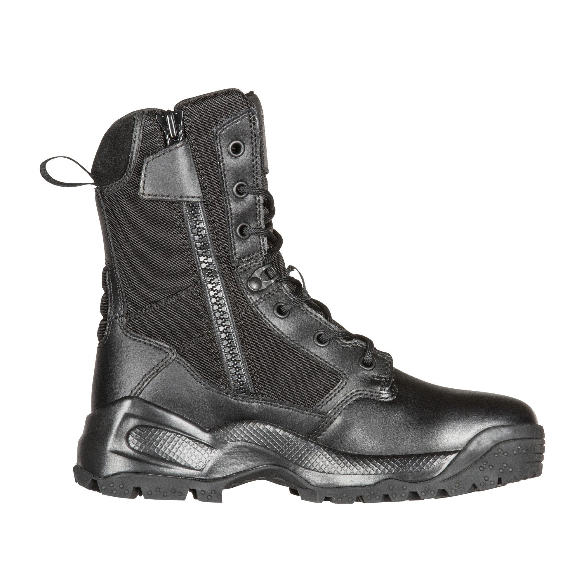 5.11 ATAC Storm 2.0 8 Inch Black Boot Zip Side
