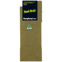 Humphrey Law Feet First 78% Wool Socks Khaki