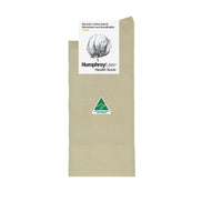 Humphrey Law Ladies Cotton Striped Health Socks in Bone