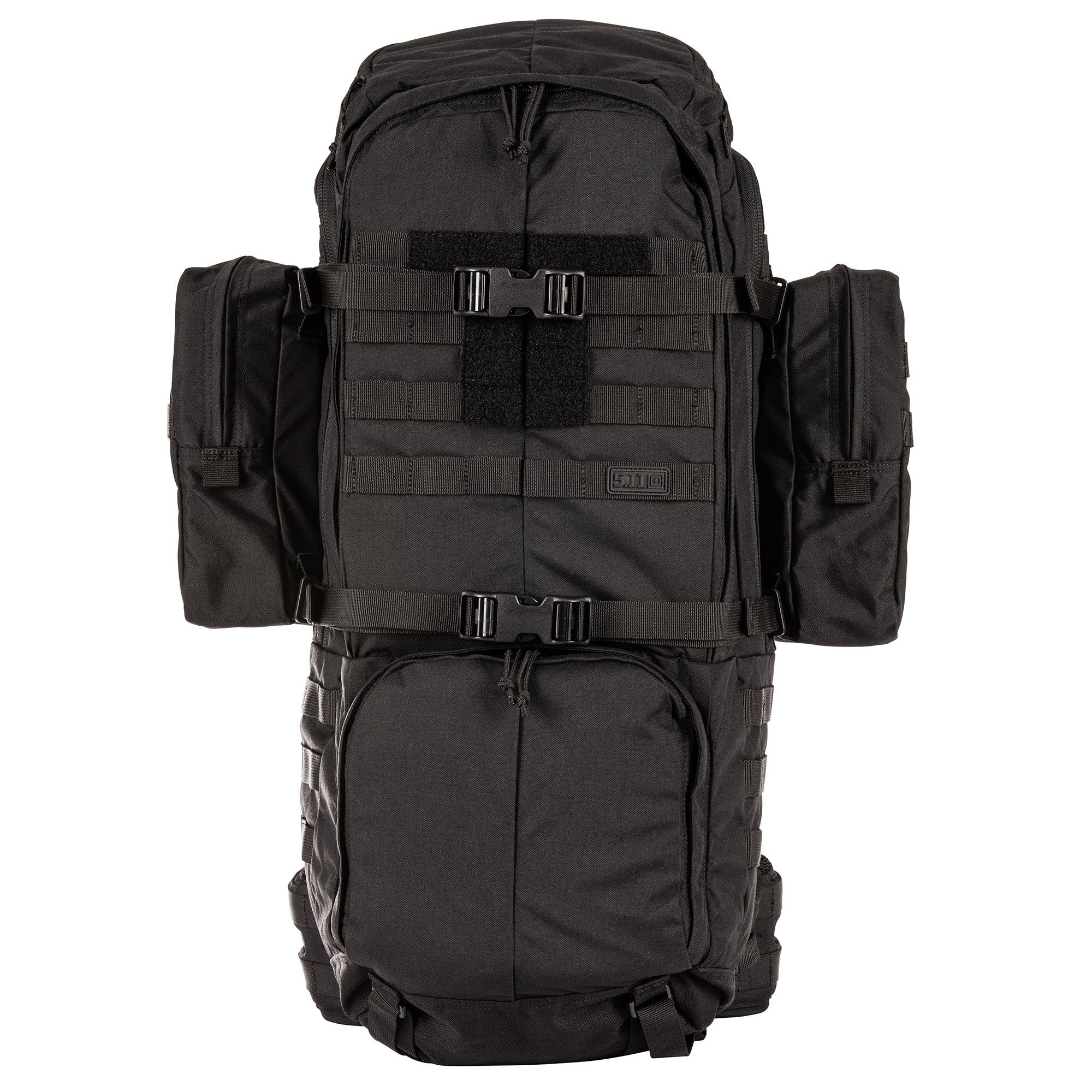 Front of 5.11 Rush 100 Backpack in Black