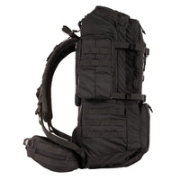 Side view of 5.11 Rush 100 Backpack in Black