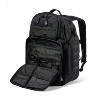 Front pocket open on 5.11® Rush 24 2.0 37L Backpack in Black