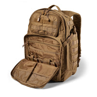 Front pocket open on 5.11® Rush 24 2.0 37L Backpack in Kangaroo