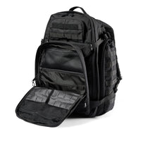 5.11 Rush 72 2.0 Backpack Black Front Pocket Open