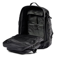 Black Backpack Open