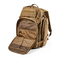 5.11 Brown Rush 72 Pack Front Pocket Open