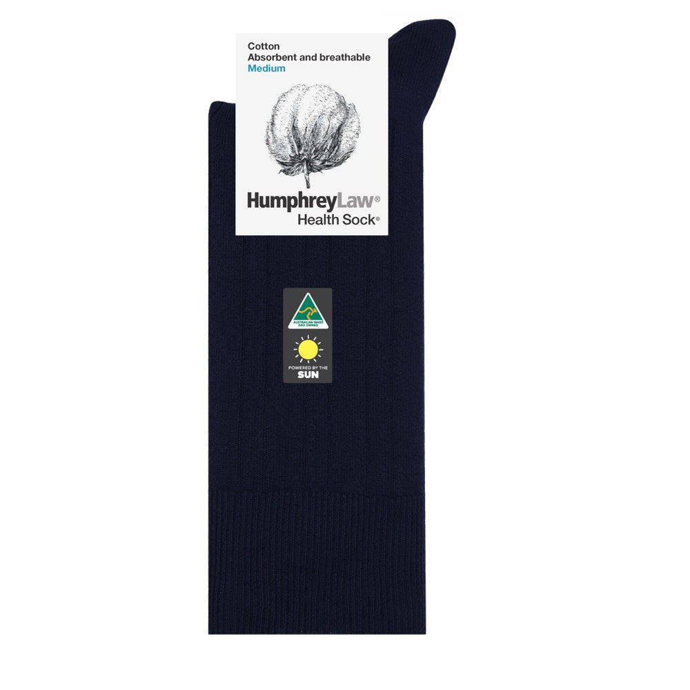 Black Cotton Health Sock