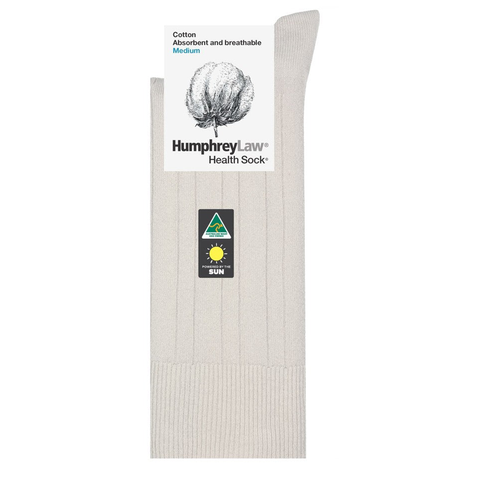 Humphrey Law 95% Mercerised Cotton Health Socks Bone
