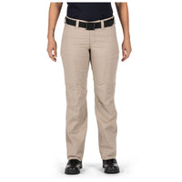 Front view of 5.11 Women's Apex Pants in Khaki