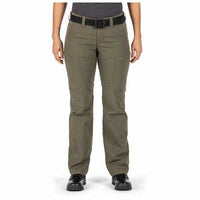 Front view of 5.11 Women's Apex Pants in Ranger Green