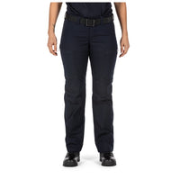 Front view of 5.11 Women's Apex Pants in Dark Navy