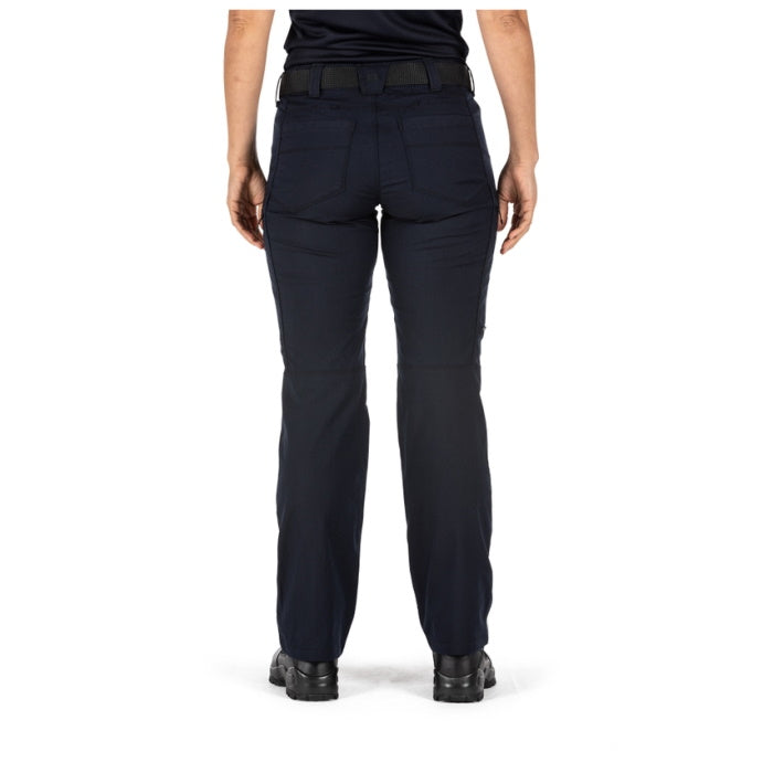 Back of 5.11 Women's Apex Pants in Dark Navy