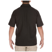 5.11 Freedom Flex Short Sleeve Shirt Black Back