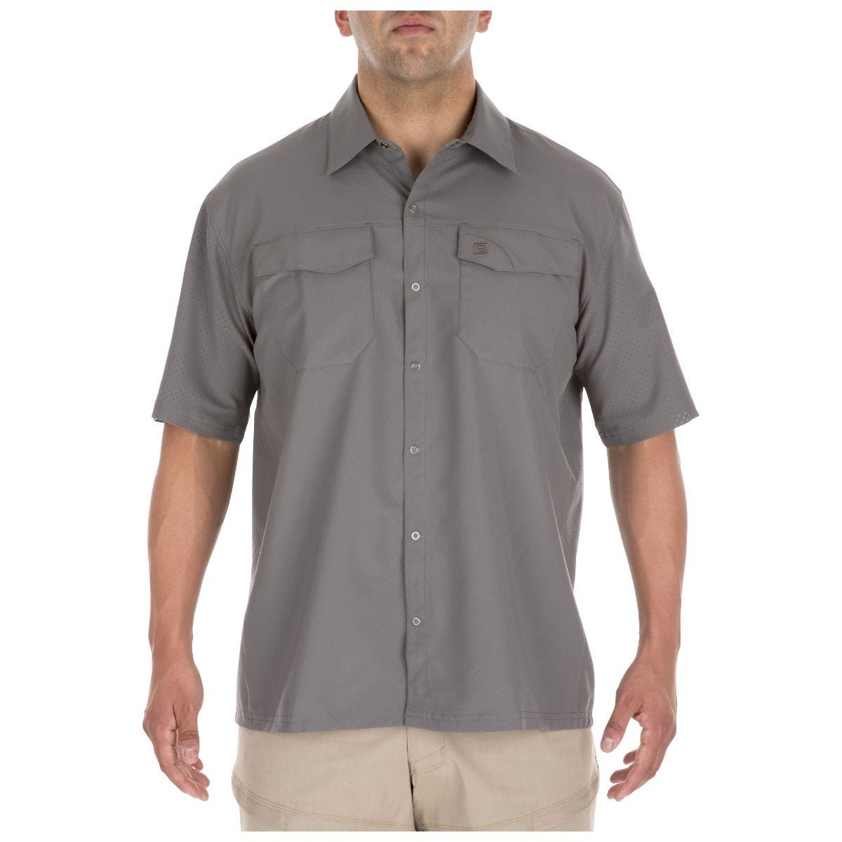 5.11 Freedom Flex Short Sleeve Shirt Storm Front