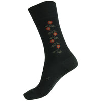 Humphrey Law Fine Merino Wool Pattern Socks Black