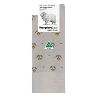 Bone Tulip Pattern Socks
