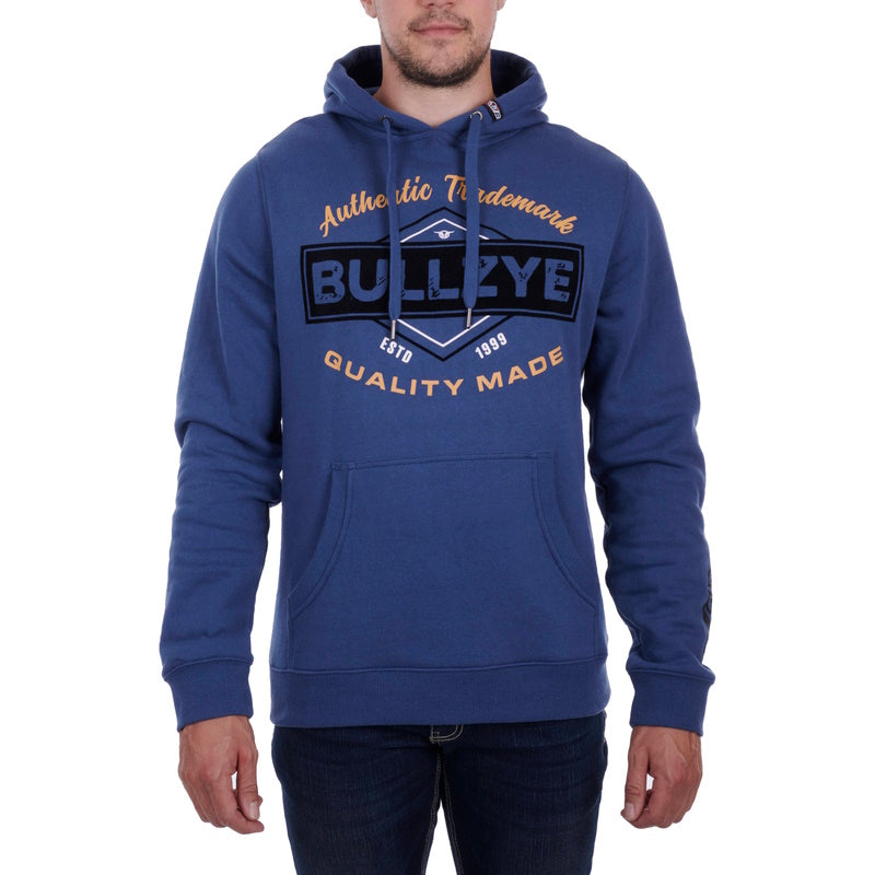 Front of Bullzye Mens Bowen Pullover Hoodie