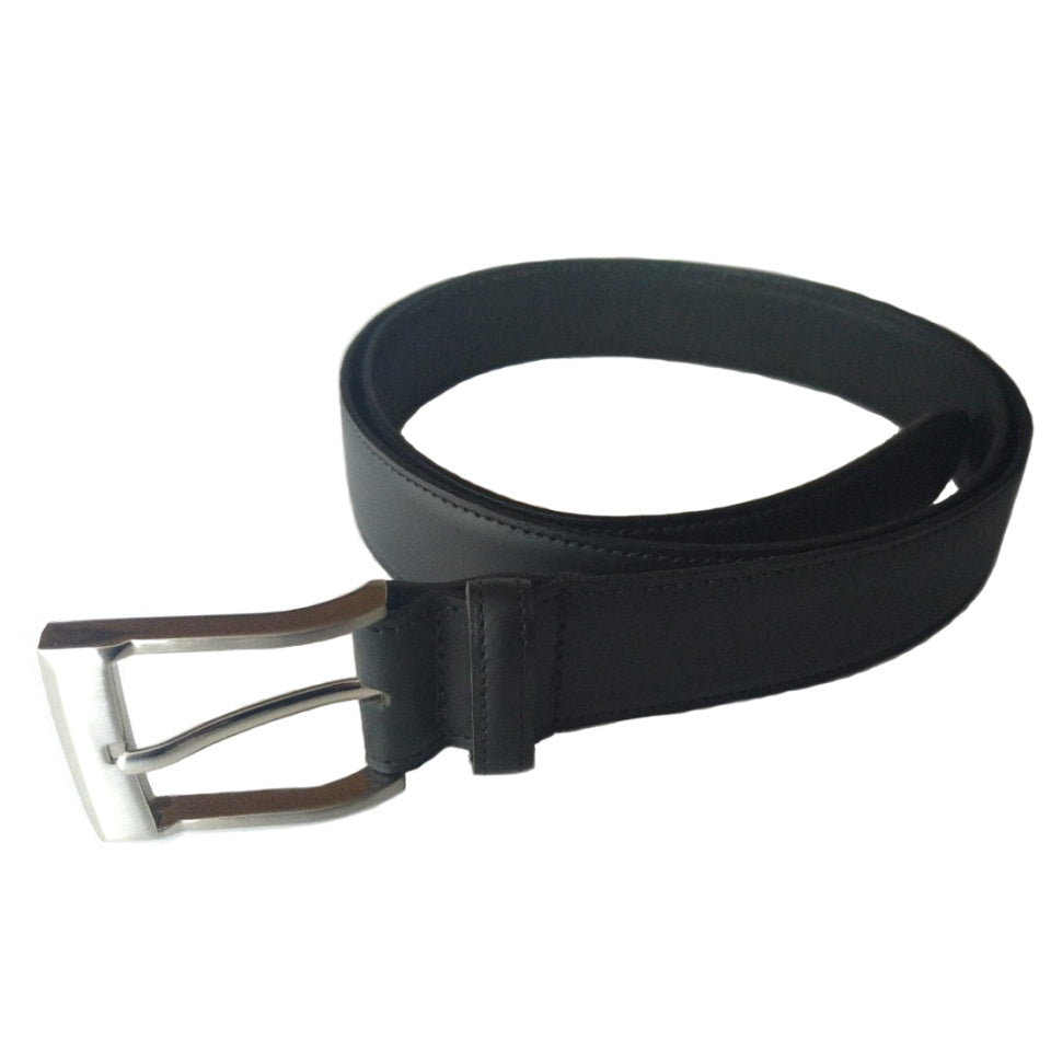 Italian Leather Belt in Black