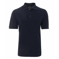 JBs Wear 210 Short Sleeve Pocket Polo in Navy