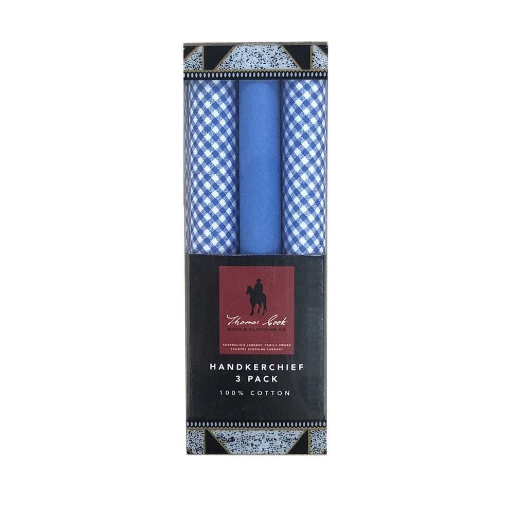 Thomas Cook Handkerchief 3 Pack in Blues