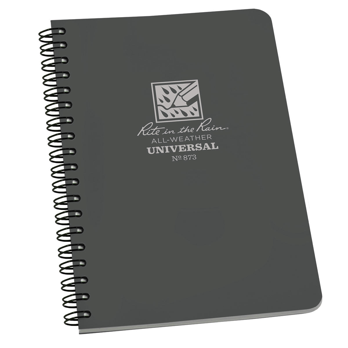 Rite In The Rain Side Spiral Notebook (4.625 x 7 inch) (Grey)