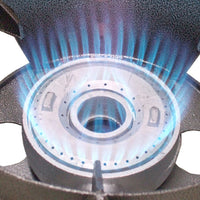 Auscrown High Pressure Gas Wok Burner Flame