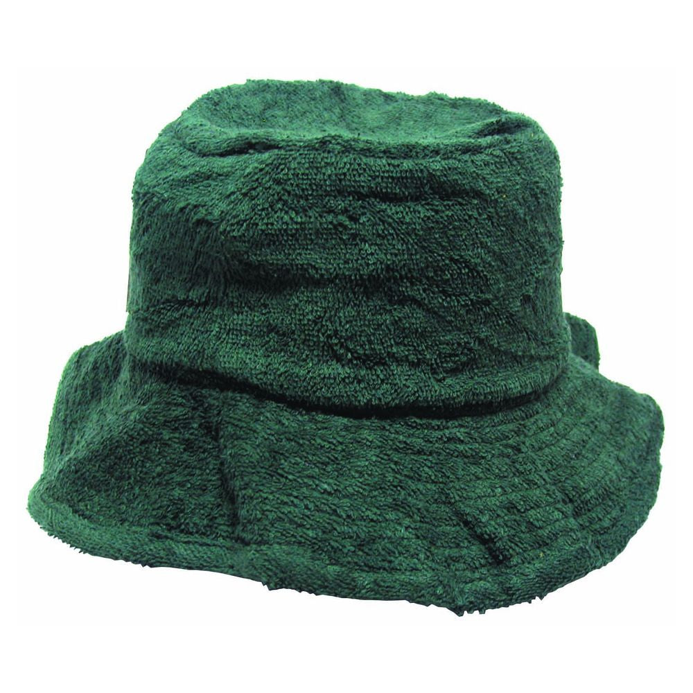 Avenel Terry Towelling Hat Bottle Green