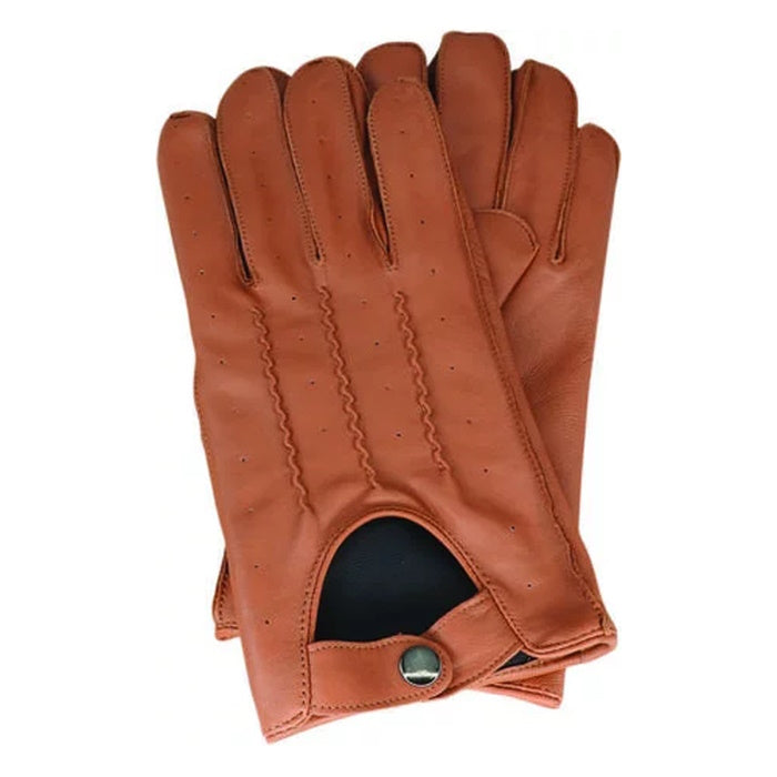 Avenel Sheepskin Driving Gloves in Brown