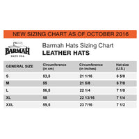 Sizing of Barmah Squashy Kangaroo Leather Hat