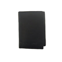 Barmah Kangaroo Leather 2 Fold Wallet Black Closed