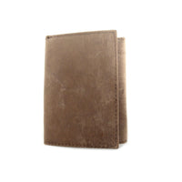 Barmah Kangaroo Leather 2 Fold Wallet Hickory Closed