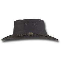 Barmah Sundowner Kangaroo Hat Brown Side