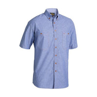 Bisley Cotton Chambray Short Sleeve Shirt