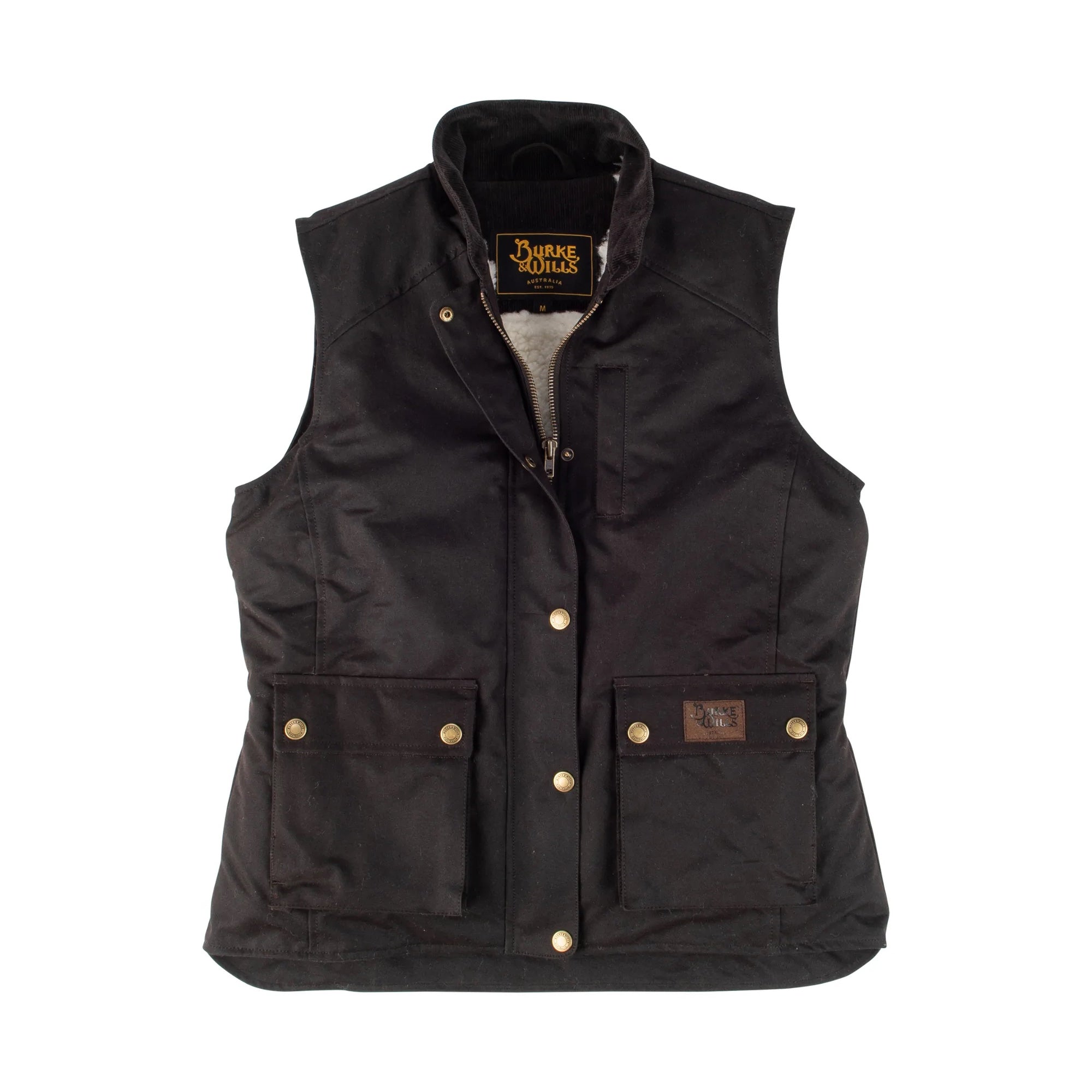 Burke and Wills Womens Derwent Oilskin Vest