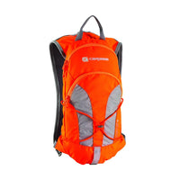 Front view of Caribee Hi Vis Stinger 2L Hydration Pack in Orange