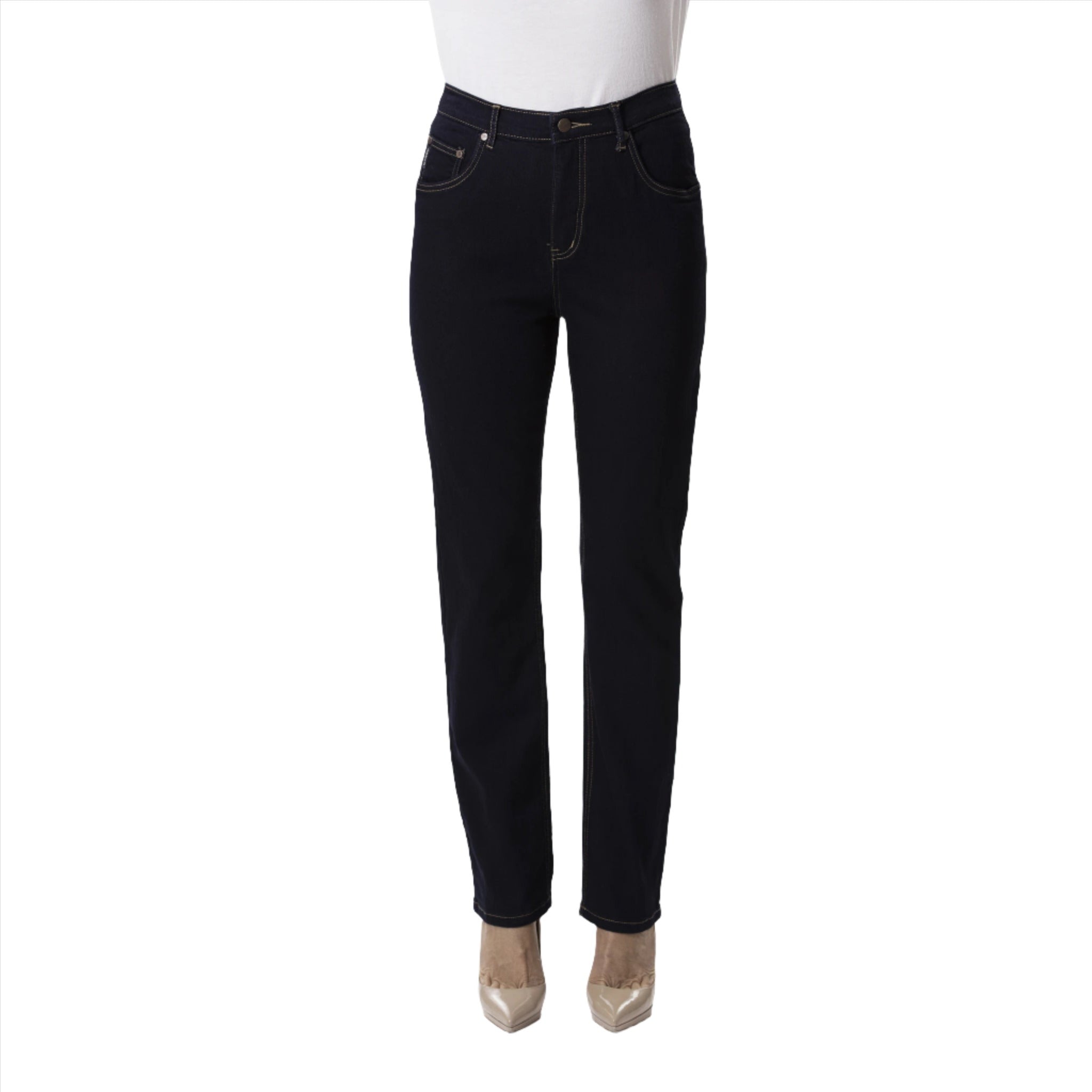 Corfu Comfort Jeans Rinse Front