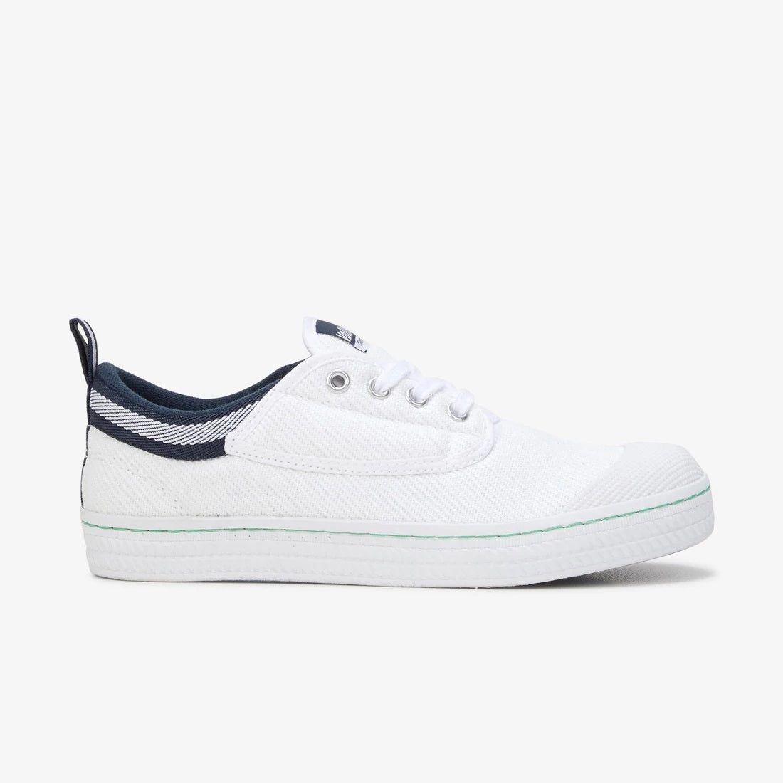 Side of White Volley Classic Canvas Shoe