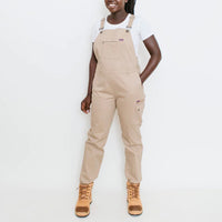 Green Hip Womens Overalls in Khaki