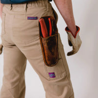 Close up of tools attached to Green Hip Womens Give Cargo Pants