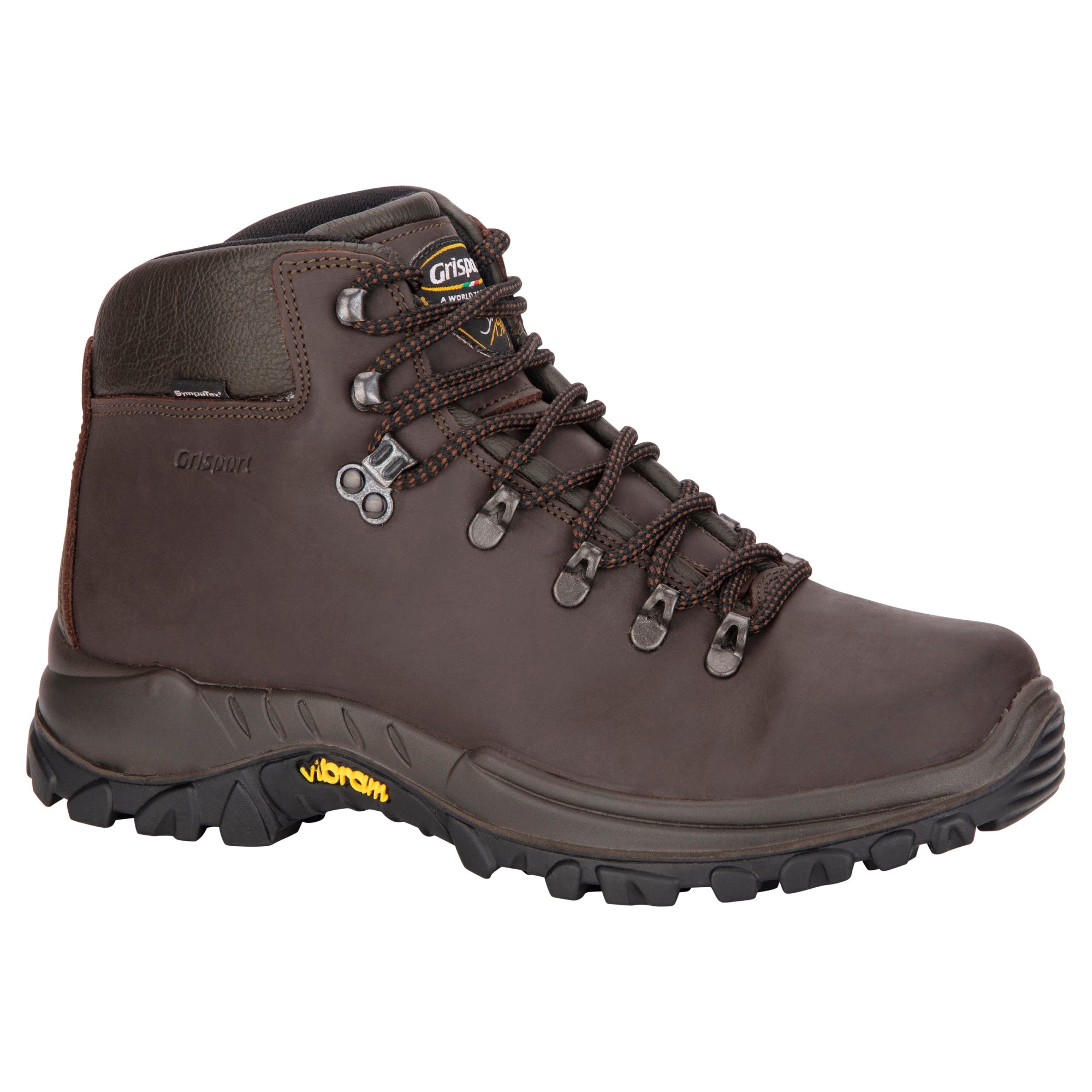 Grisport Classic Mid Waterproof Hiking Boot in Dark Chocolate