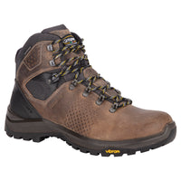 Grisport Mens Pinnacle Mid Waterproof Hiking Boot in Dark Chocolate