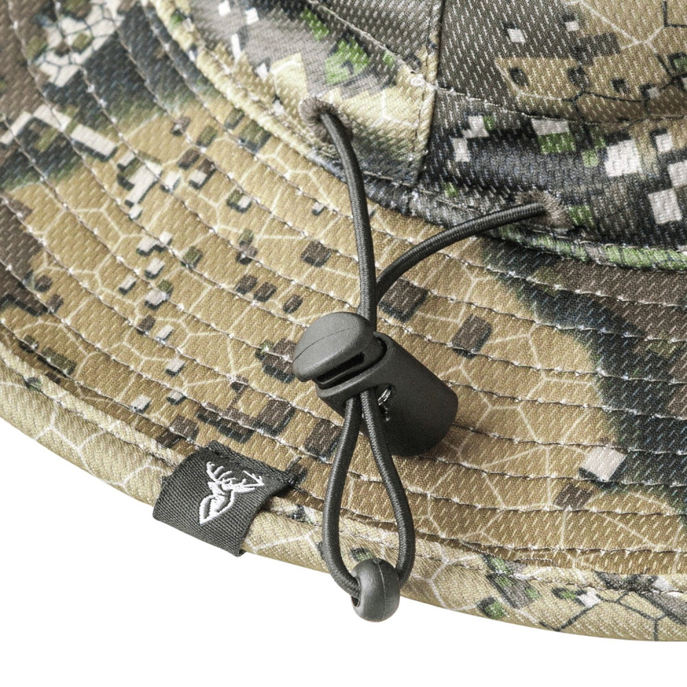 Close up of toggle on Hunters Element Boonie Hat