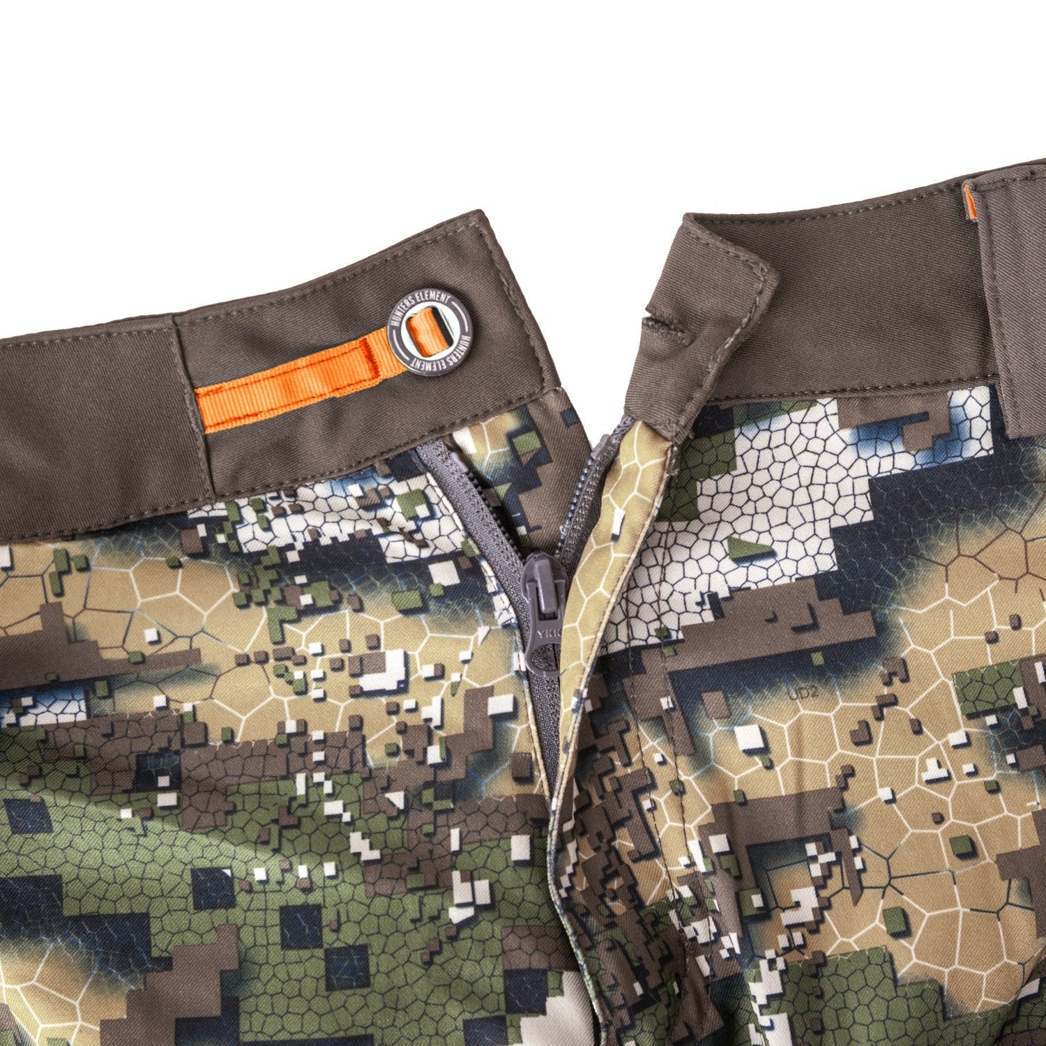 Close up on fly of Hunters Element Legacy Trousers