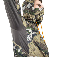 Underarm of Hunters Element Vantage Hoodie in Desolve Veil