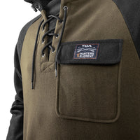 Front pocket of Hunters Element Whakarapu Long Sleeve Hood