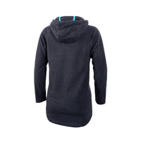 Back of Hunters Element Womens Whakarapu Long Sleeve Hood in Black