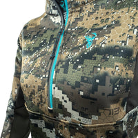 Close up of Hunters Element Womens Zenith Top in Desolve Veil