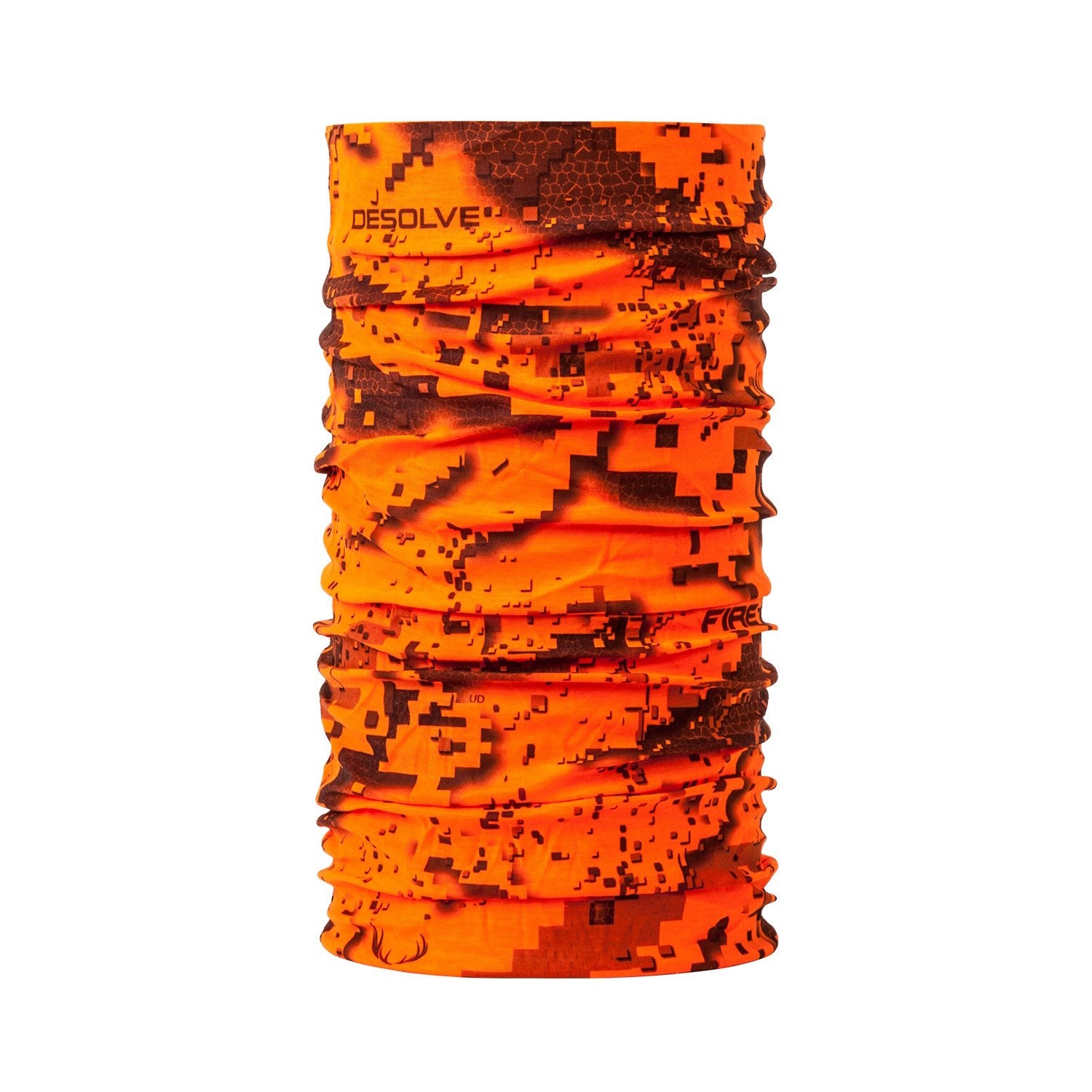 Hunters Element Kayan Hunting Neck Gaiter in Desolve Fire Camouflage