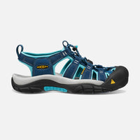 Side view of Keen Women's Newport H2 Sandal in Poseidon/Capri