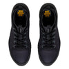 Top down view of KingGee Vapour Lace Up Safety Shoes in Black/Grey